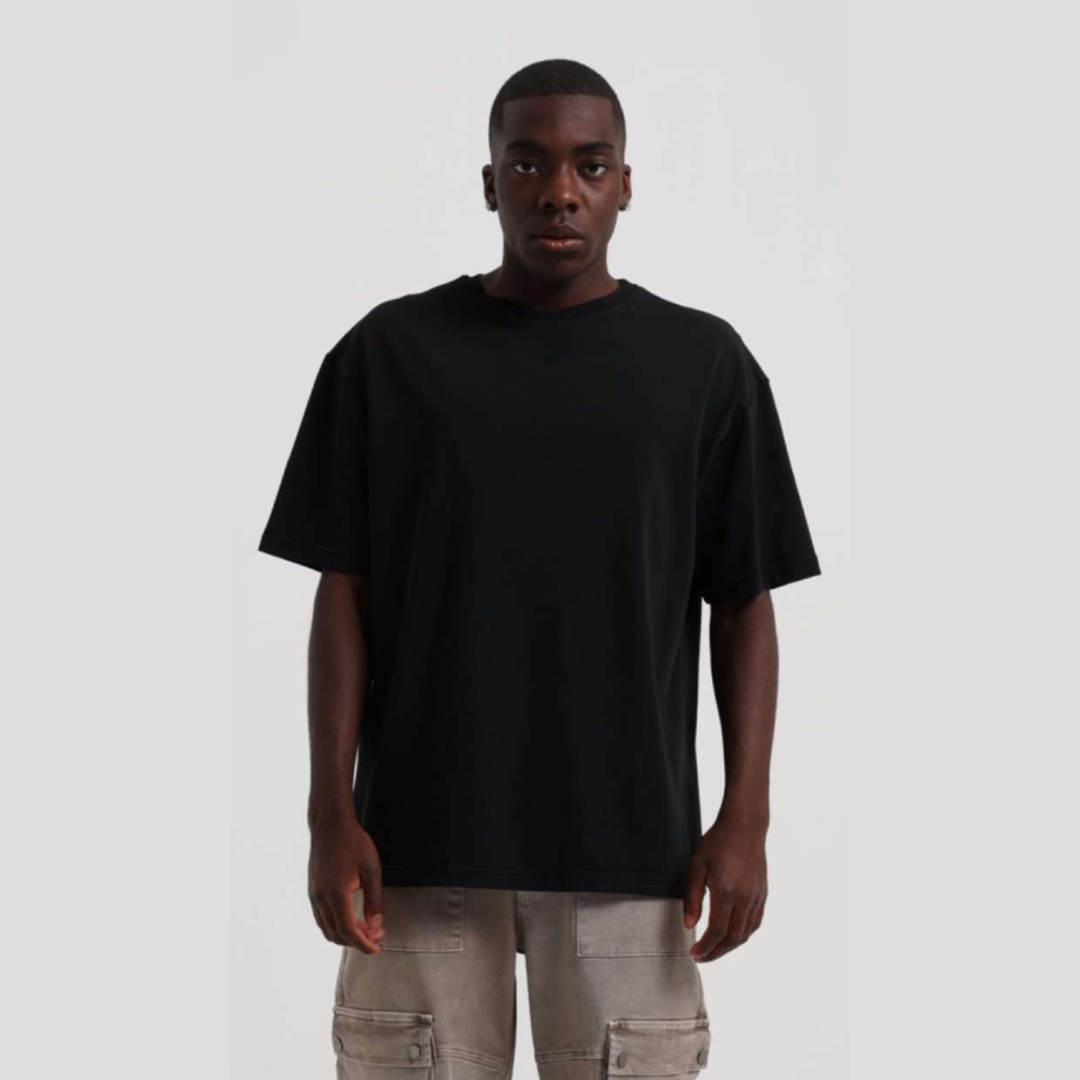 T-shirt nera Asensyo