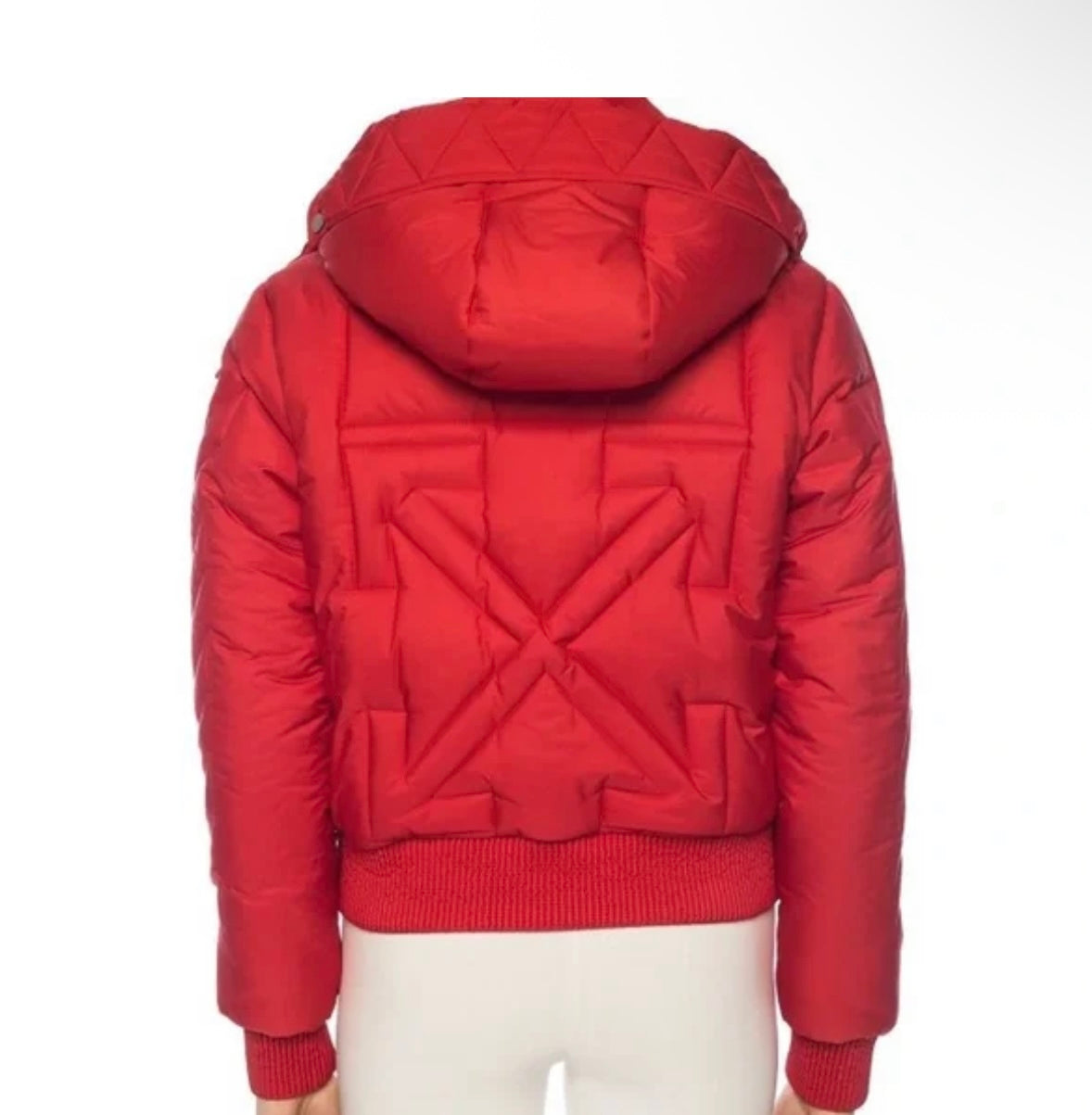 Bomber off-white Donna Rosso