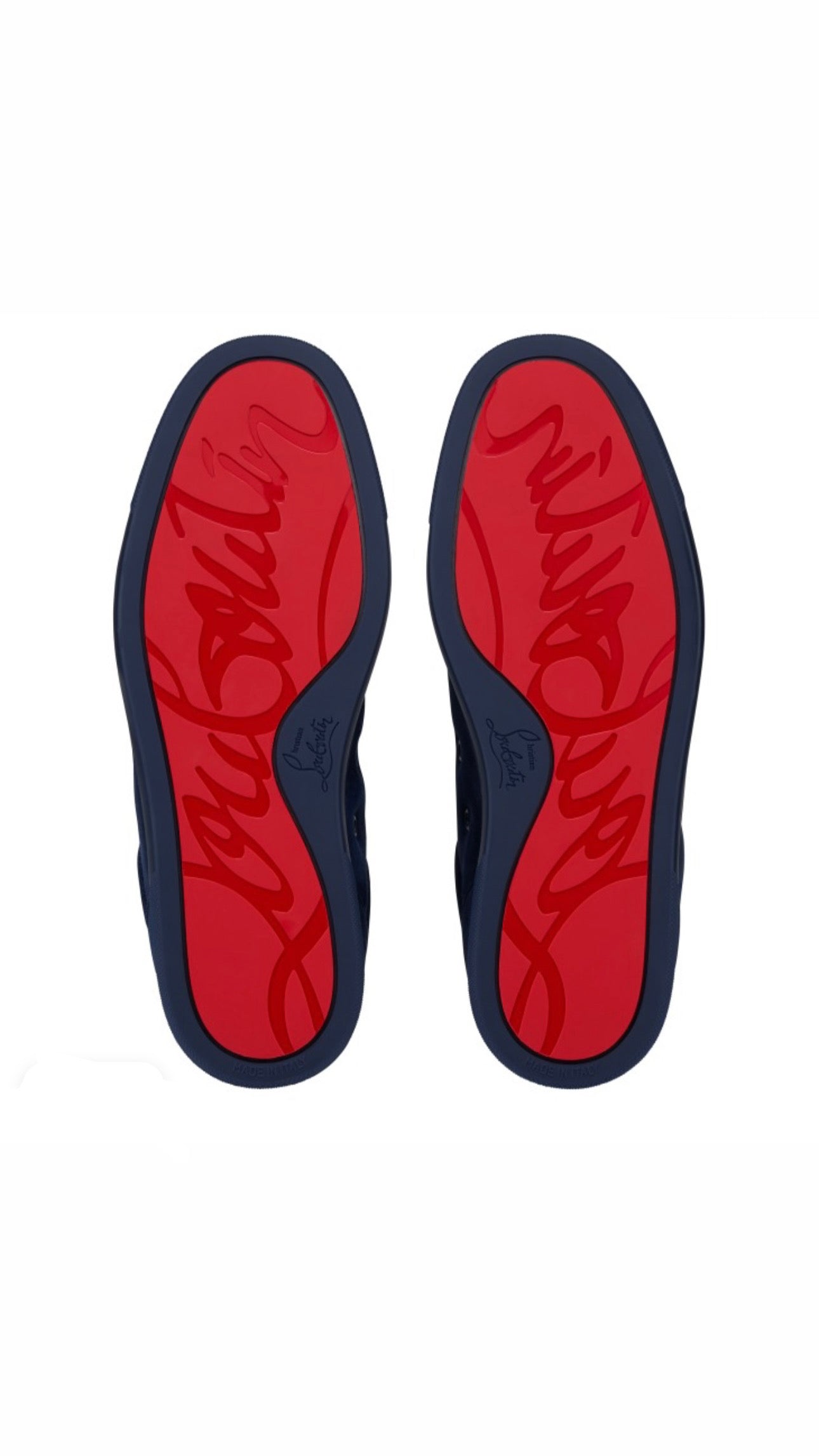 CHRISTIAN LOUBOUTIN louis junior spikers camoscio