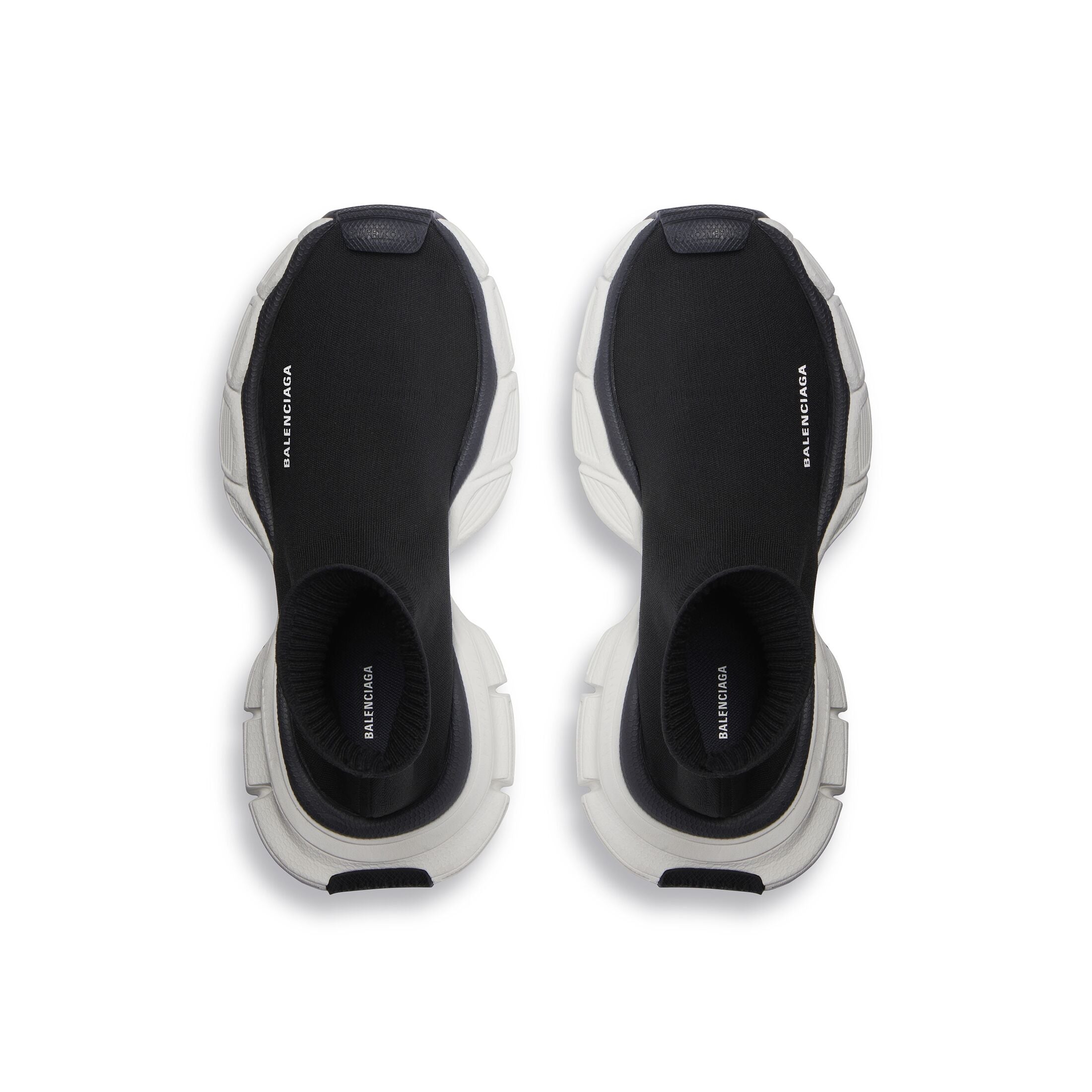 Balenciaga SNEAKER 3XL SOCK IN MAGLIA RICICLATA DA UOMO IN NERO