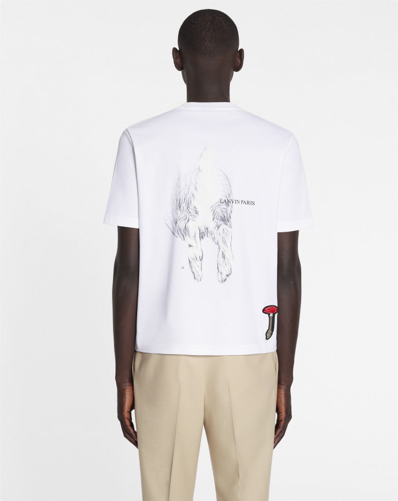 T-SHIRT CON STAMPA BOTANICA LANVIN