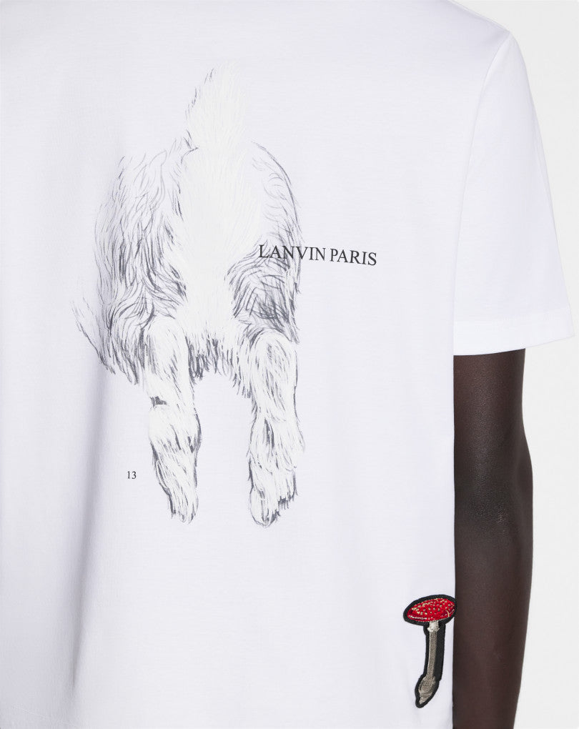 T-SHIRT CON STAMPA BOTANICA LANVIN