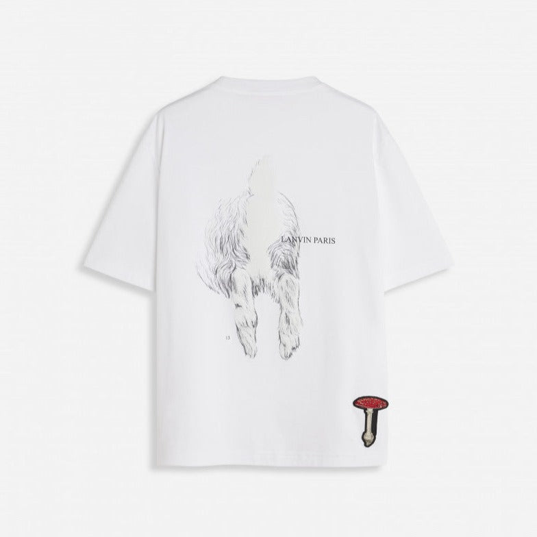 T-SHIRT CON STAMPA BOTANICA LANVIN