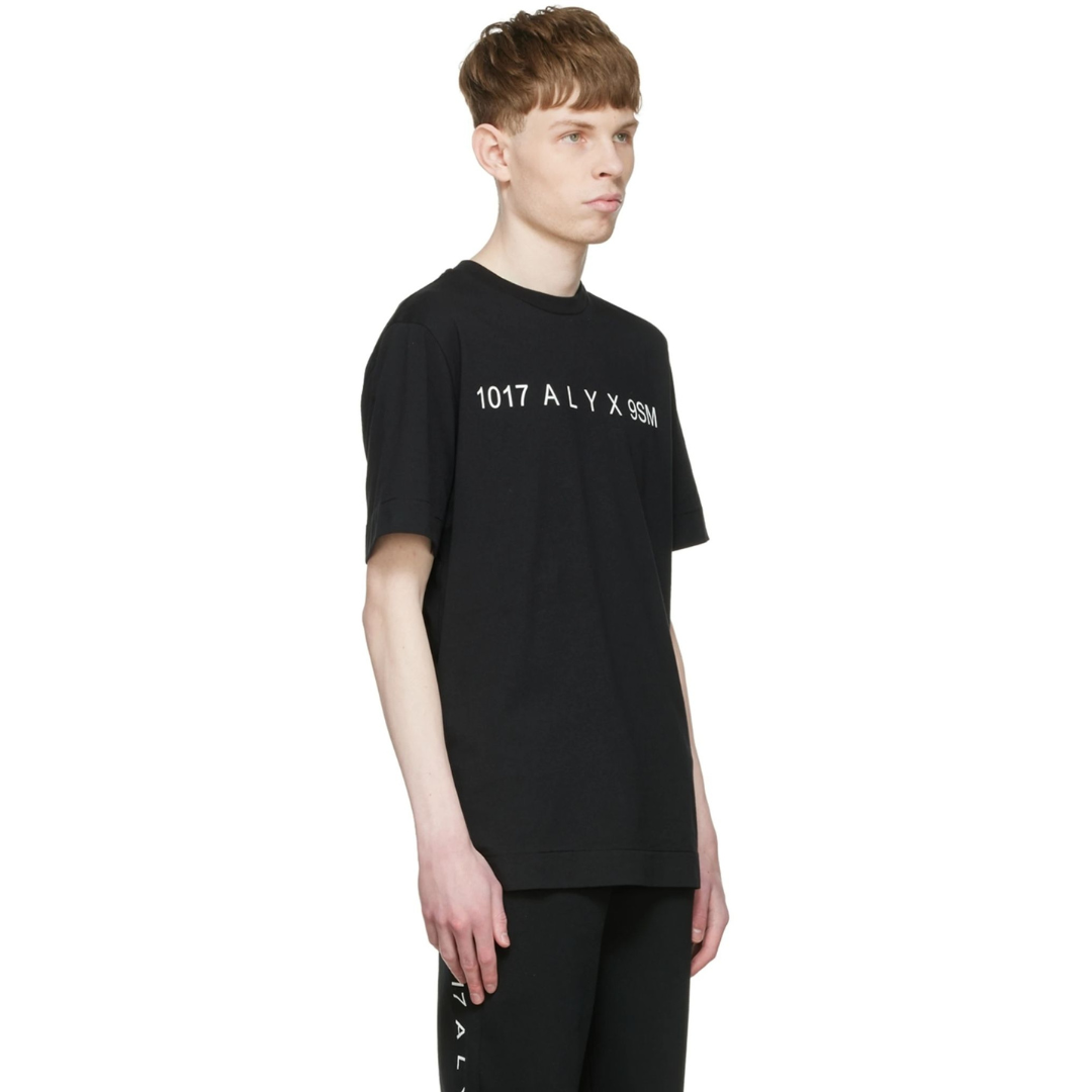 1017 ALYX 9SM Black Cotton T-Shirt