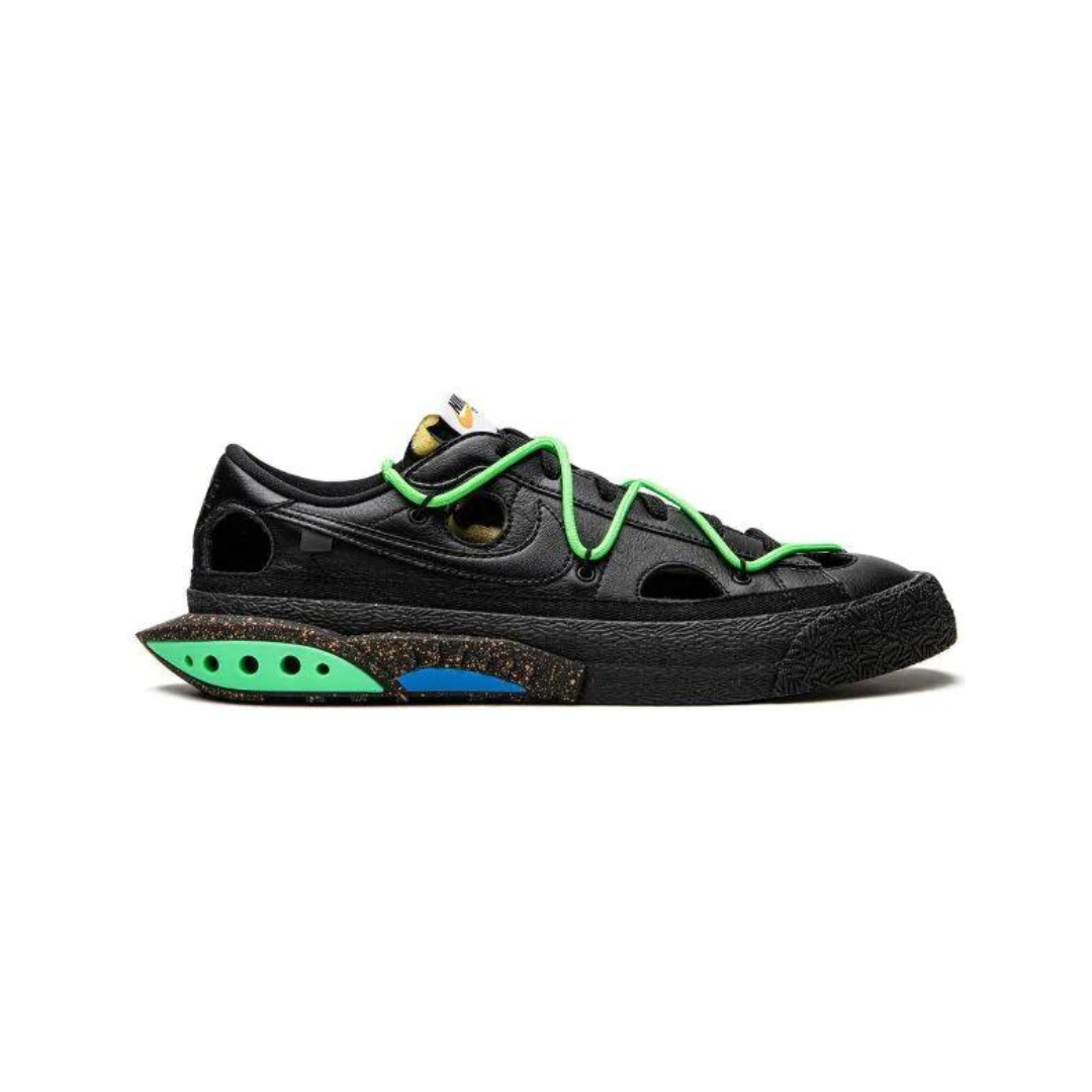 Scarpe Nike Blazer Low 77 X Off White Black Electro Green