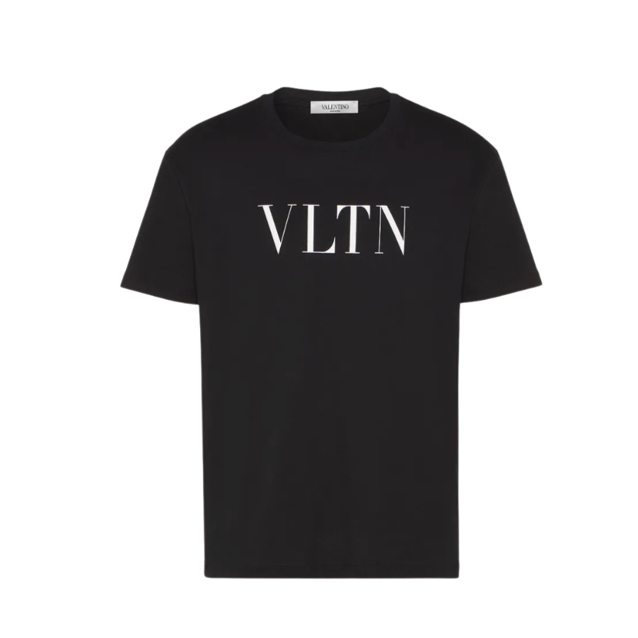 T-shirt VALENTINO Nera Uomo con logo VLTN