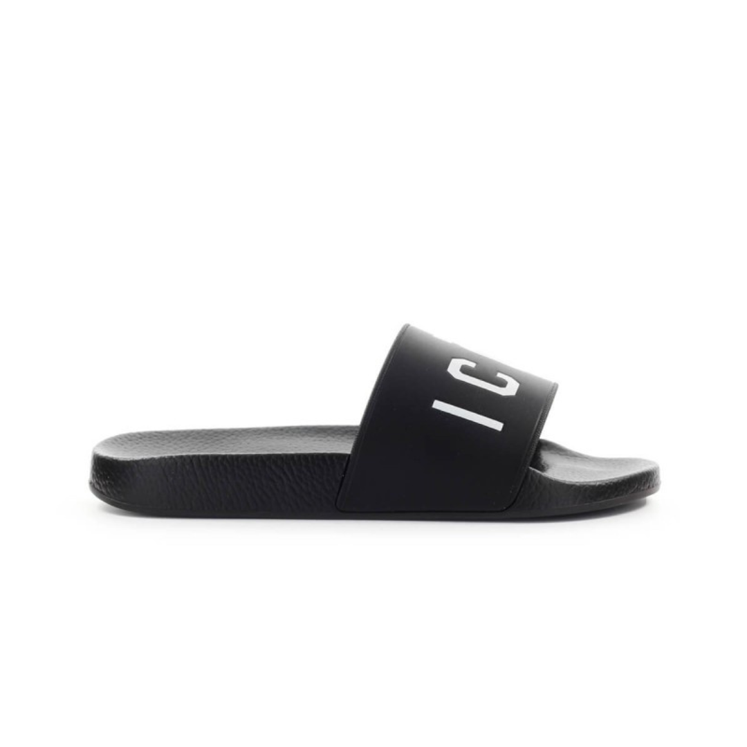Sandalo Dsquared2 Uomo Logo Icon Nera