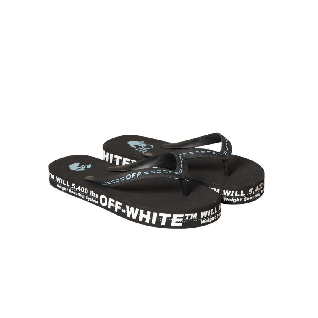 Sandalo a infradito Off White Uomo in gomma con logo