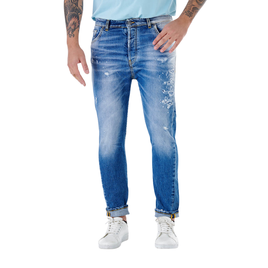 Jeans Patriòt Denim Couture Uomo Carrot Fit