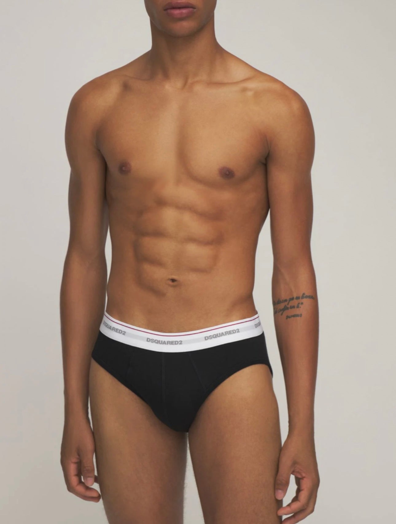 Slip Dsquared2 tri-pack con elastico bianco