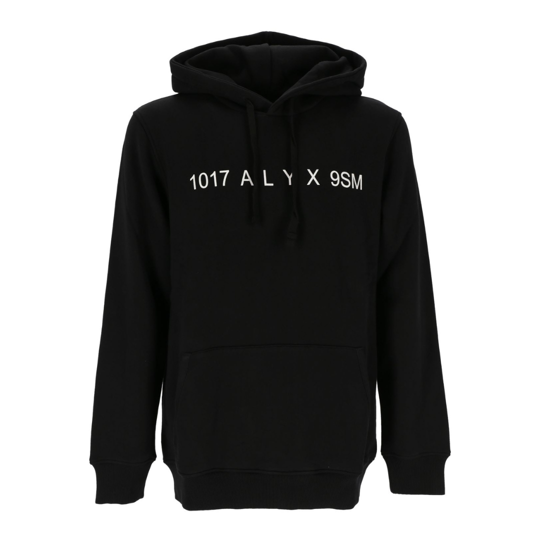 1017 ALYX 9SM Black Cotton Hoodie