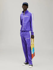 PALM ANGELS PANTALONI SPORTIVI VIOLA