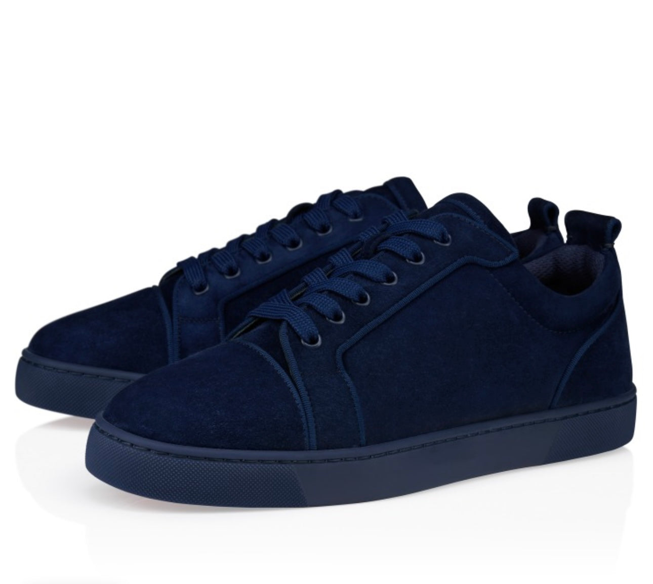 CHRISTIAN LOUBOUTIN louis junior spikers camoscio