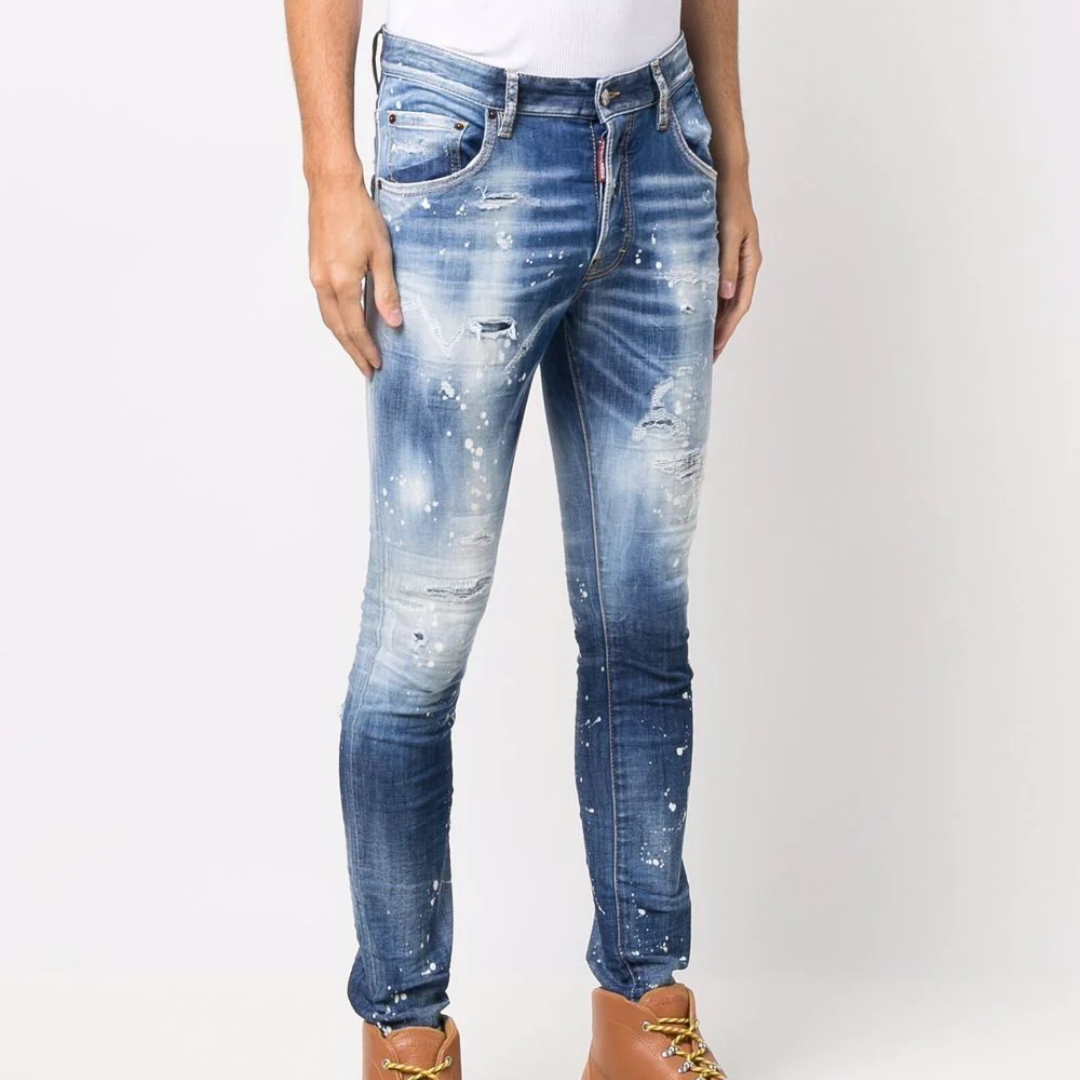 DSQUARED Jeans Super Twinkie in denim di cotone 14cm