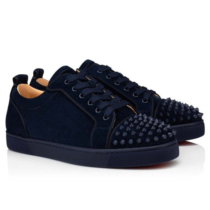 CHRISTIAN LOUBOUTIN louis junior spikers camoscio