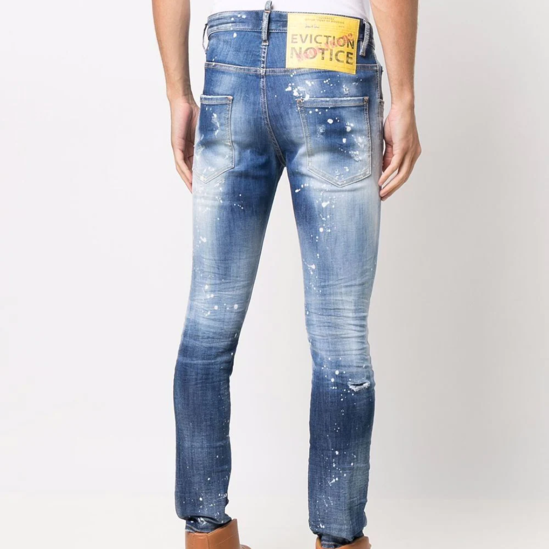 DSQUARED Jeans Super Twinkie in denim di cotone 14cm