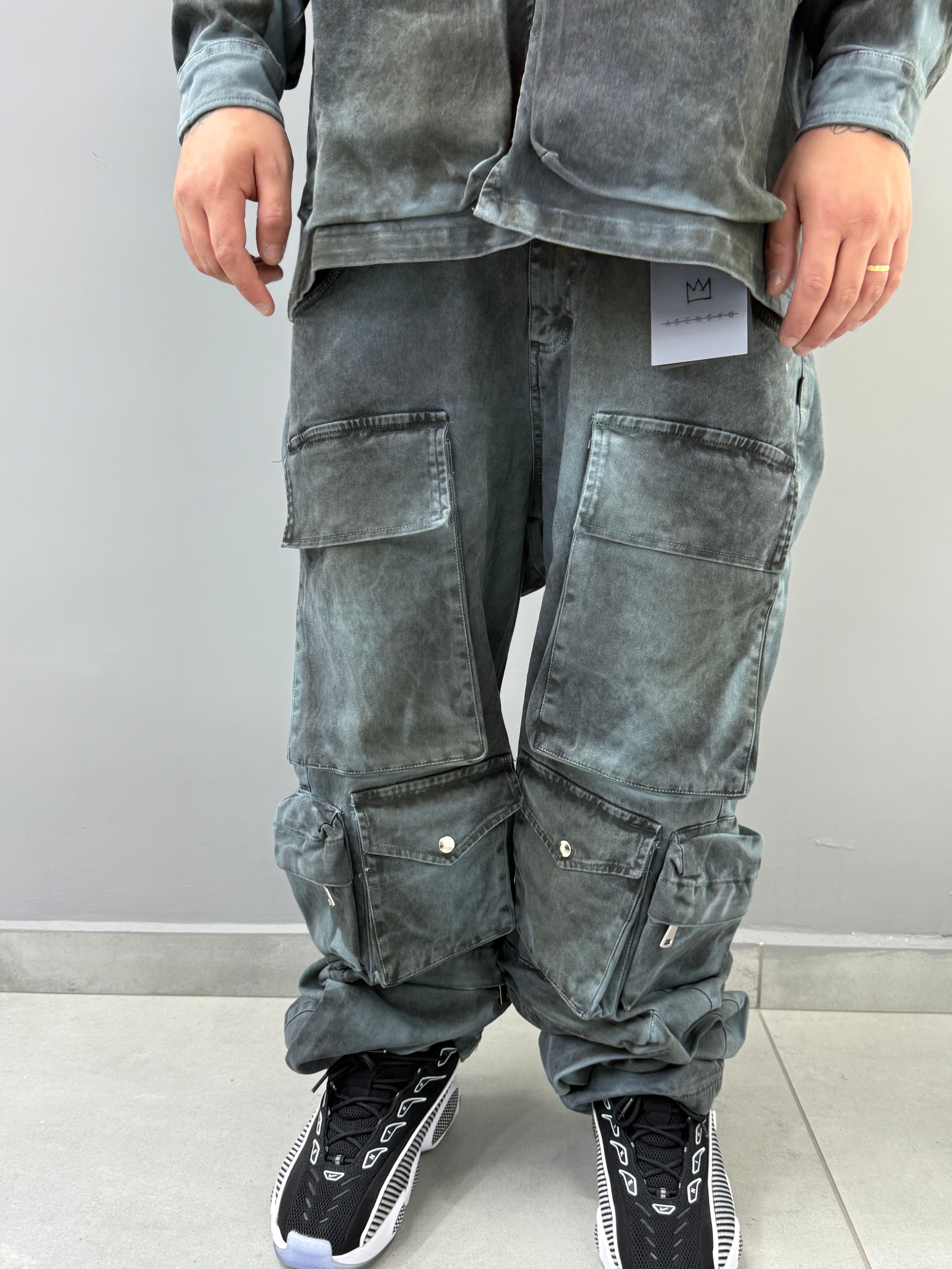 CORDINATO MULTIPOCKET TYE DYE ASENSYO