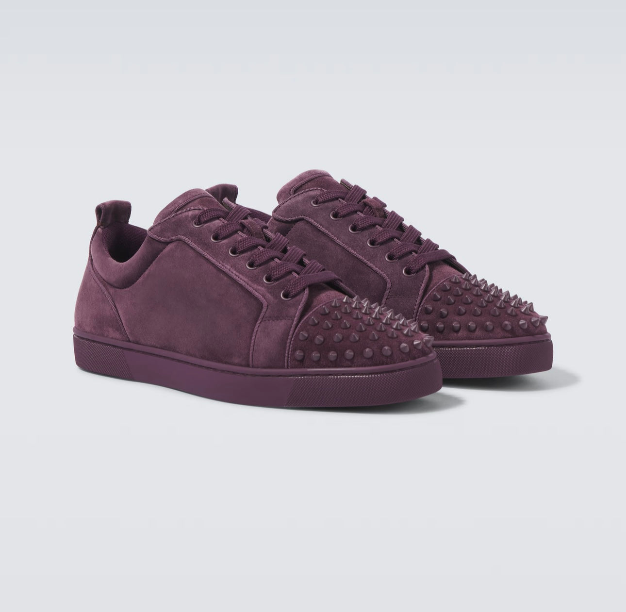 CHRISTIAN LOUBOUTIN louis junior spikers camoscio