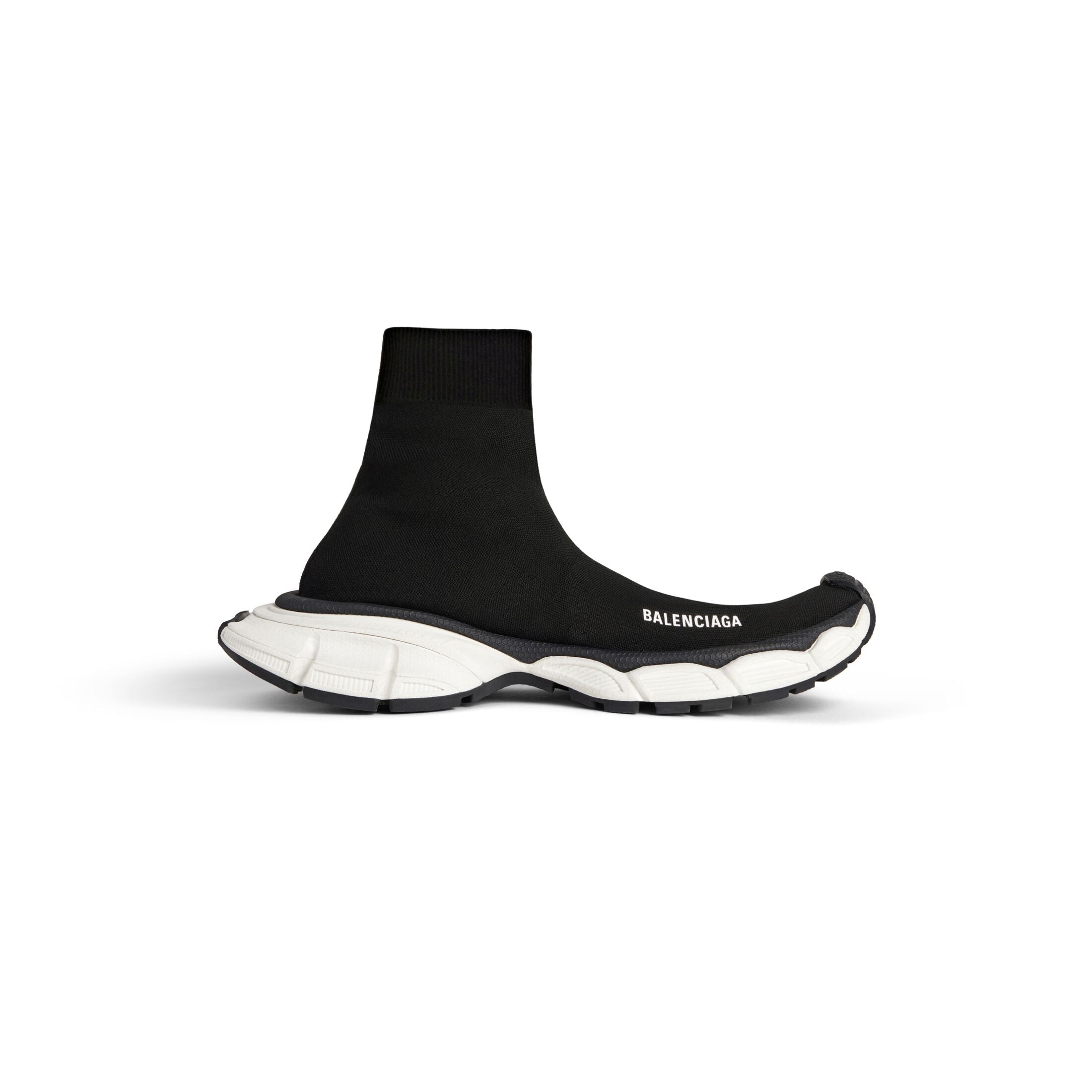 Balenciaga SNEAKER 3XL SOCK IN MAGLIA RICICLATA DA UOMO IN NERO