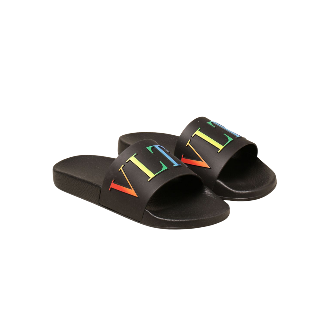 Sandalo VALENTINO Uomo con logo VLTN multicolor in gomma