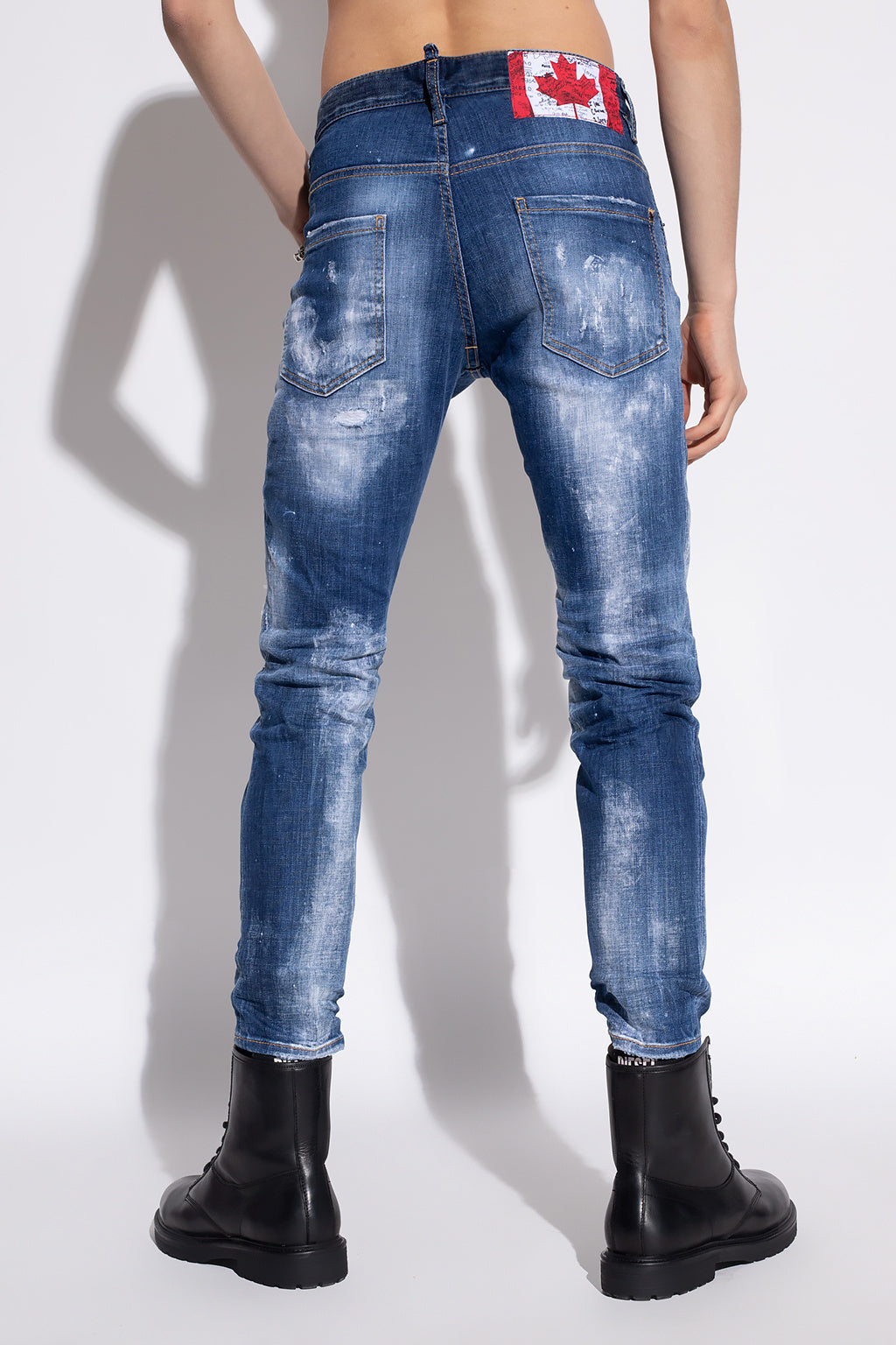 DSQUARED2 Jeans skinny con vita media
