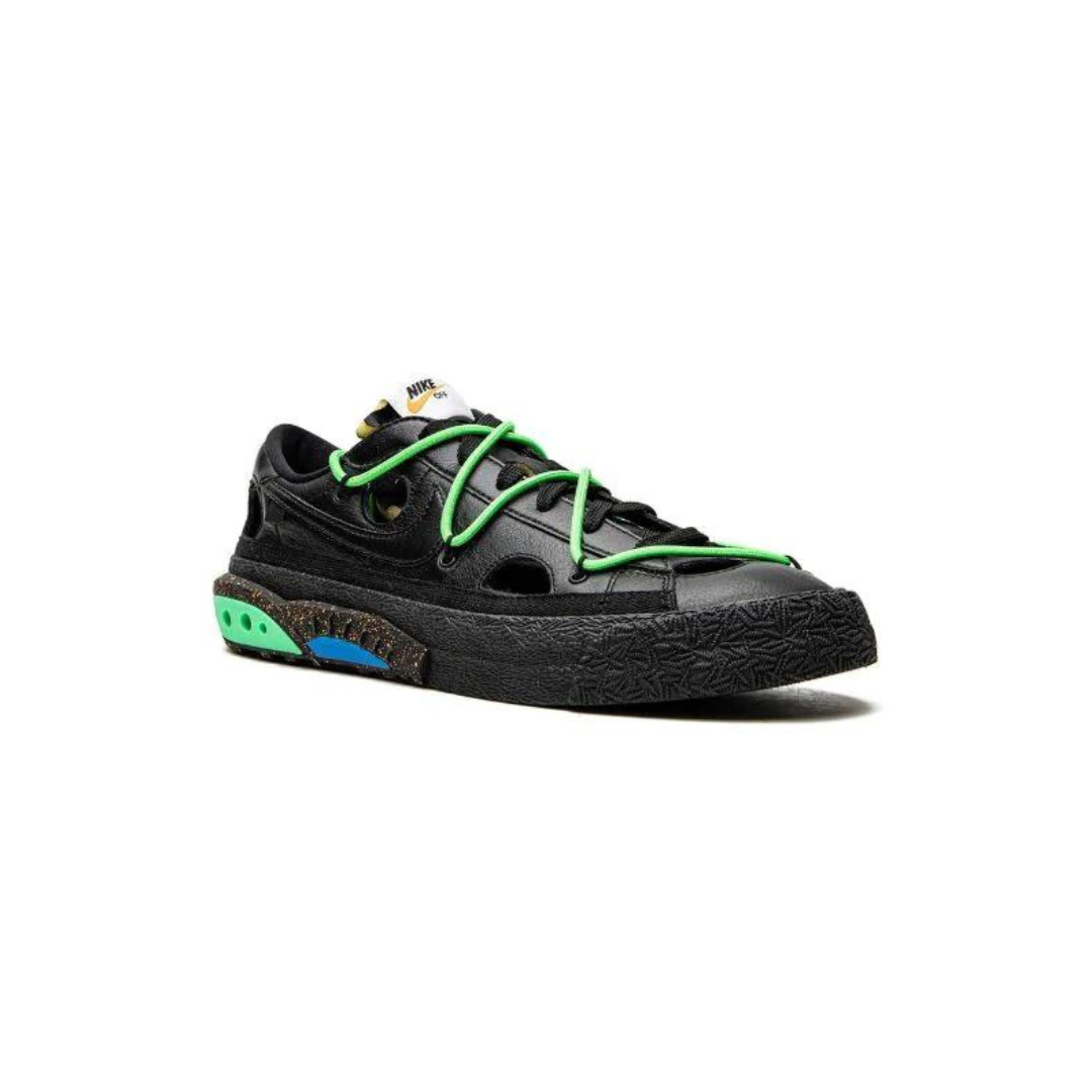 Scarpe Nike Blazer Low 77' X Off-White Black Electro Green