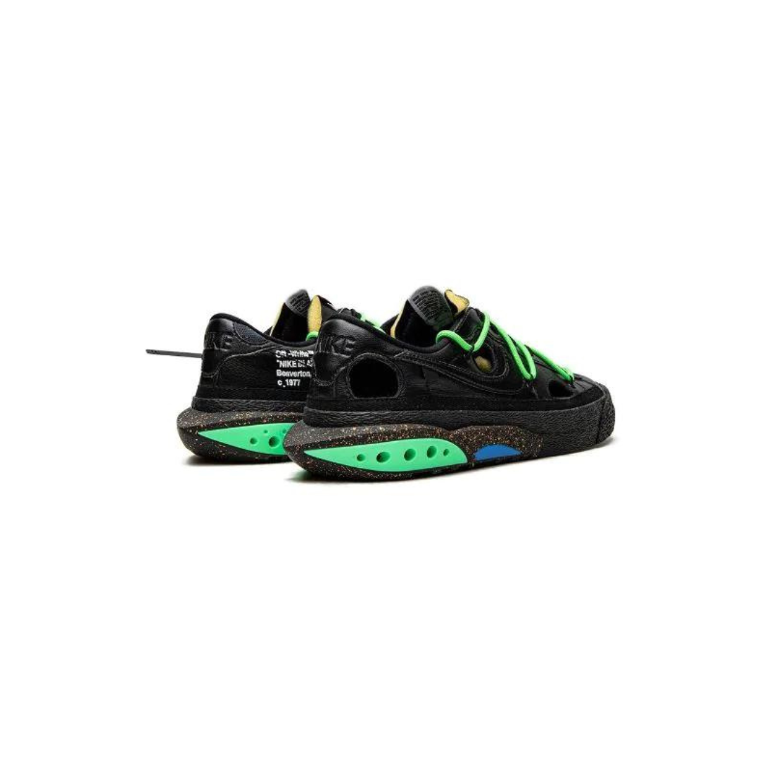Scarpe Nike Blazer Low 77' X Off-White Black Electro Green