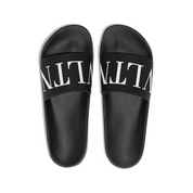 Sandalo Slider Valentino con Logo VLTN Uomo in Gomma