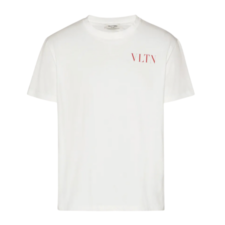 T-Shirt VALENTINO Uomo con Logo VLTN Bordeaux