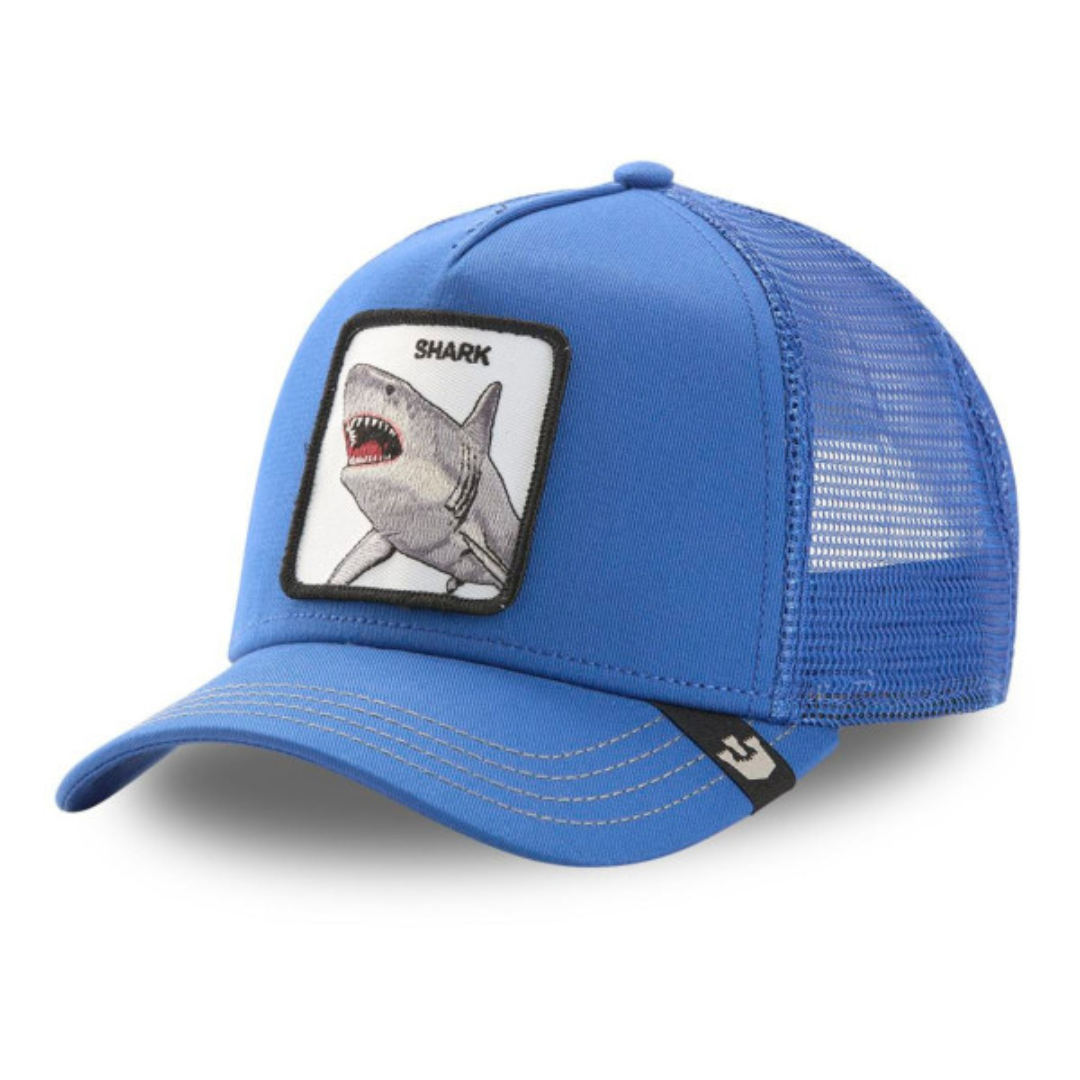 Cappello Trucker GOORIN BROS Blu Con Patch Shark
