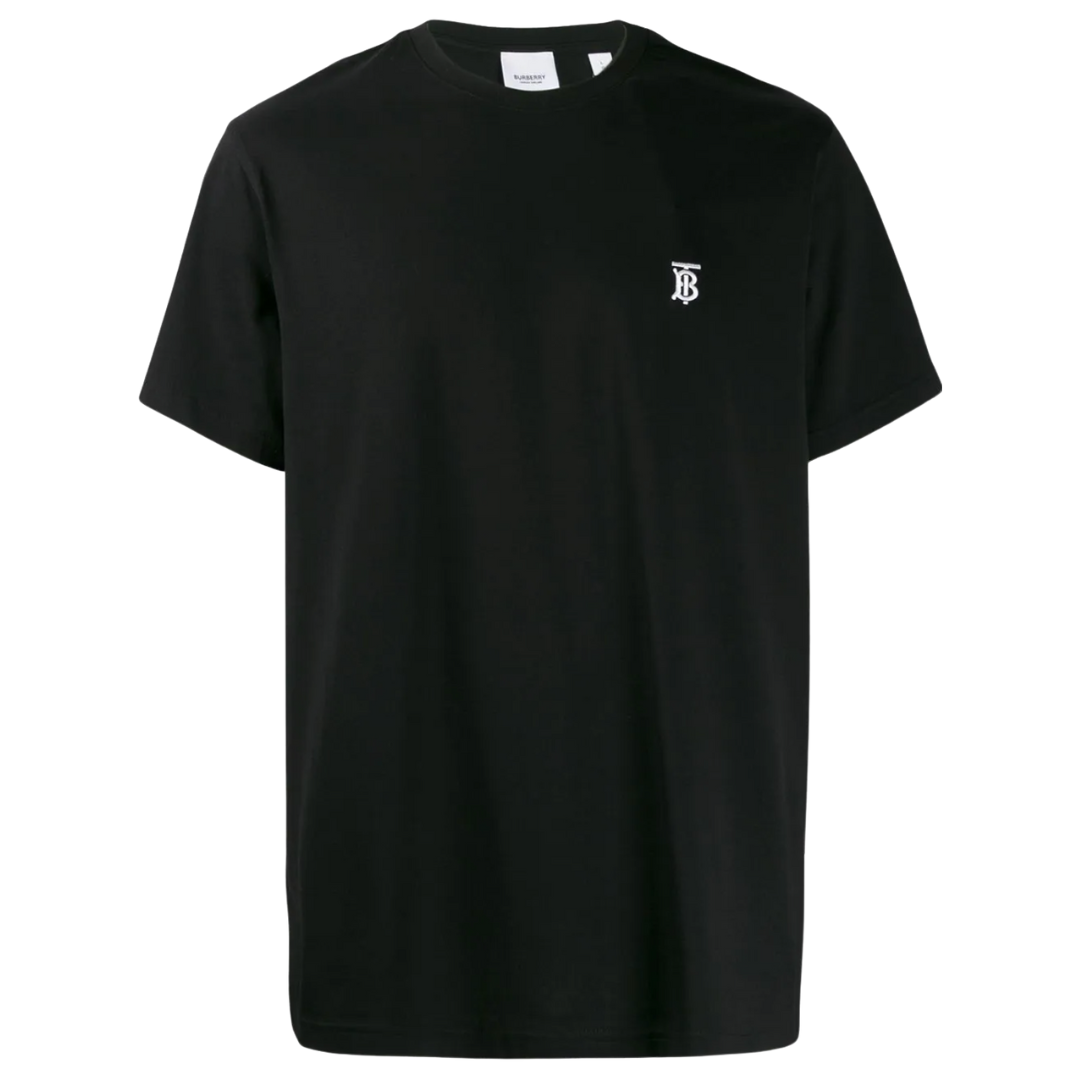 T-shirt Burberry Nera Uomo logo Burberry