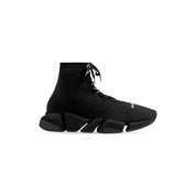 SNEAKERS SPEED 2.0 LACE-UP IN MAGLIA RICICLATA DA UOMO IN NERO