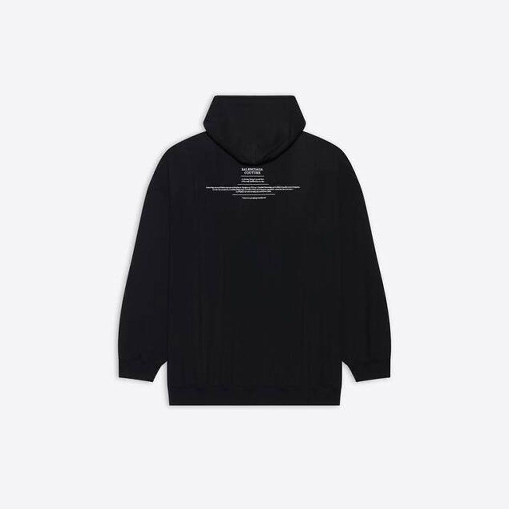 Felpa Balenciaga logo fronte, retro