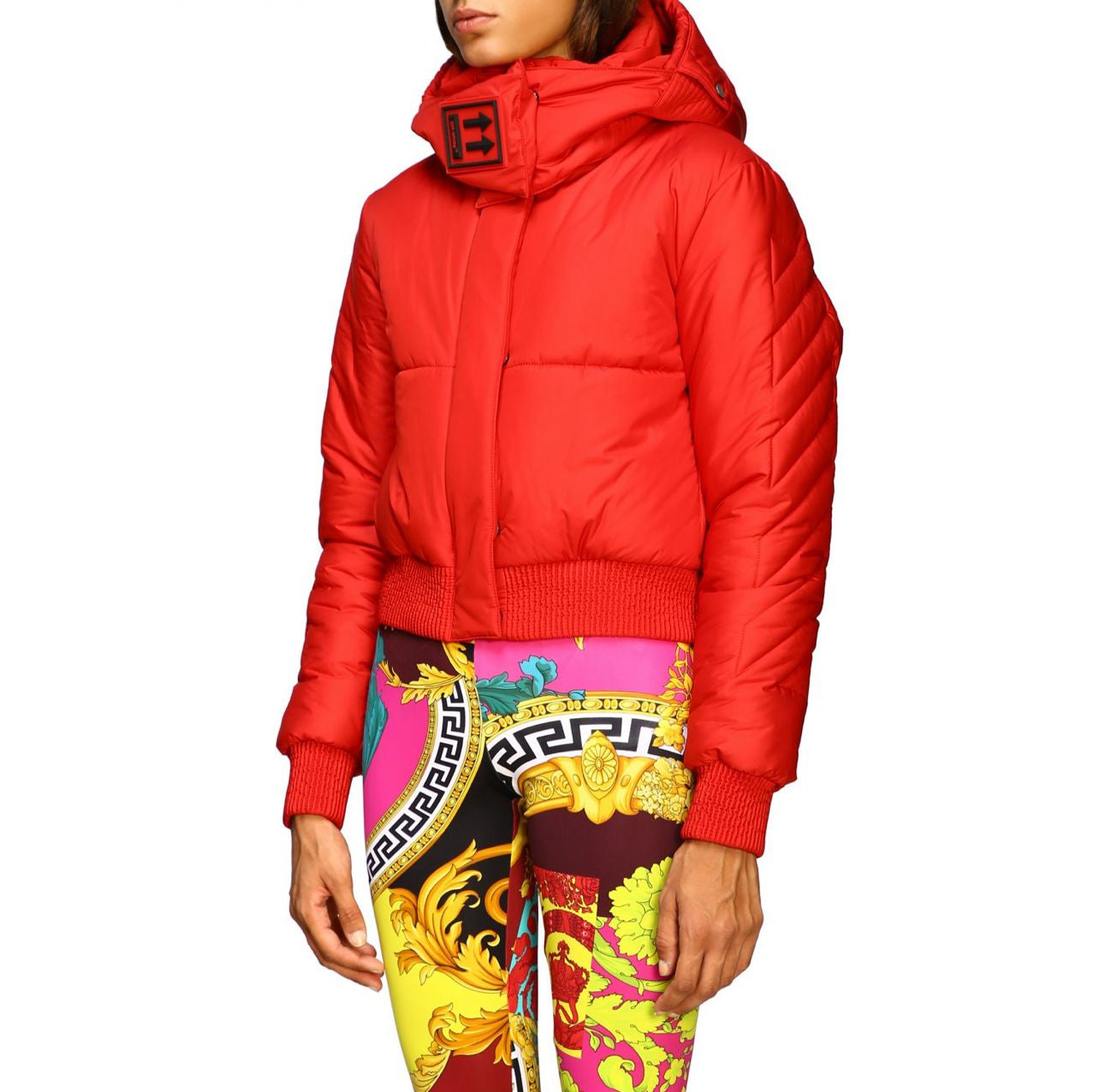 Bomber off-white Donna Rosso