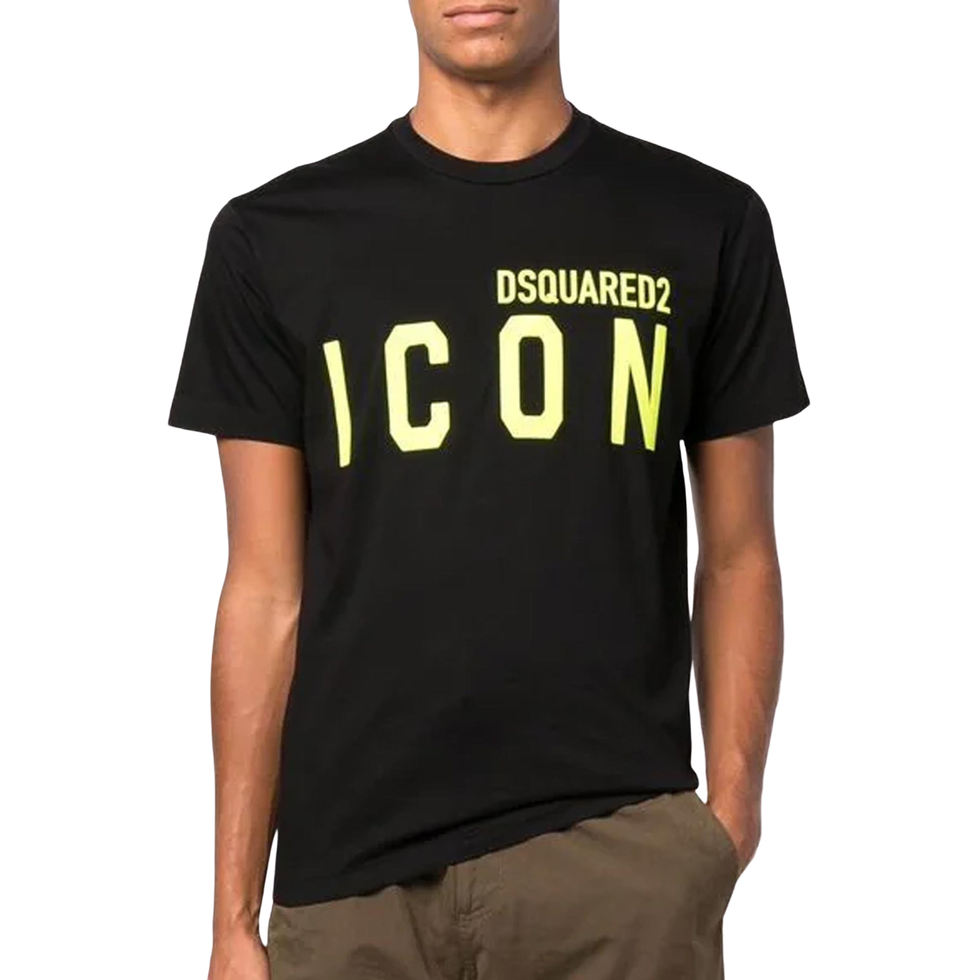 DSQUARED2 T-SHIRT NERA CON LOGO